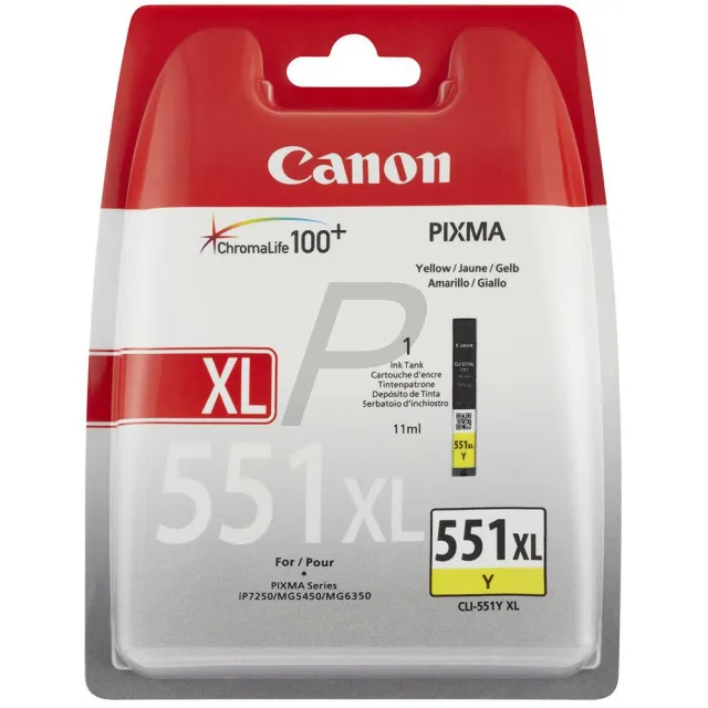 Canon CLI-551Y XL inktcartridge geel