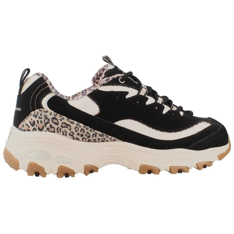 Skechers D'Lites Wild Charm sneakers zwart, foto 3