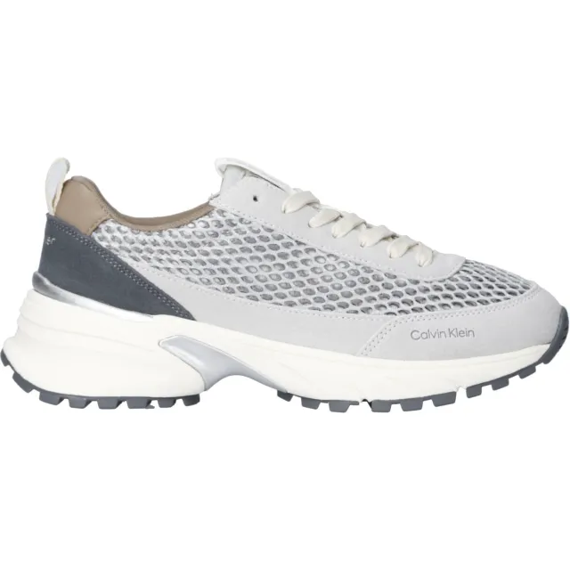 Calvin Klein sneakers zilver/taupe