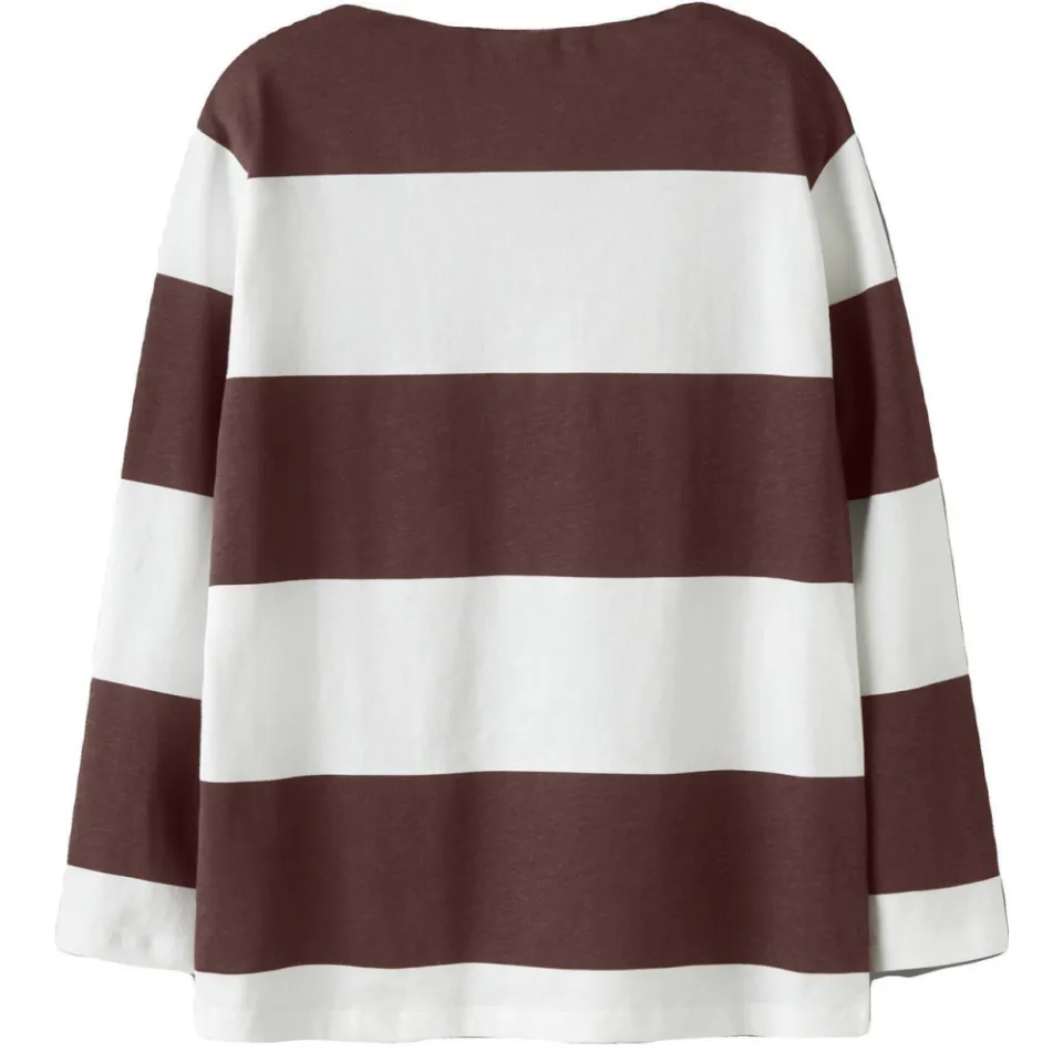 NAME IT KIDS gestreepte polo bruin, foto 3