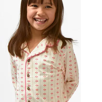Little Label pyjama met all over print roze beige, foto 4