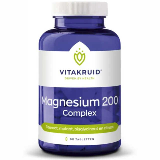 Vitakruid Magnesium 200 Complex 90 tabletten, foto 2
