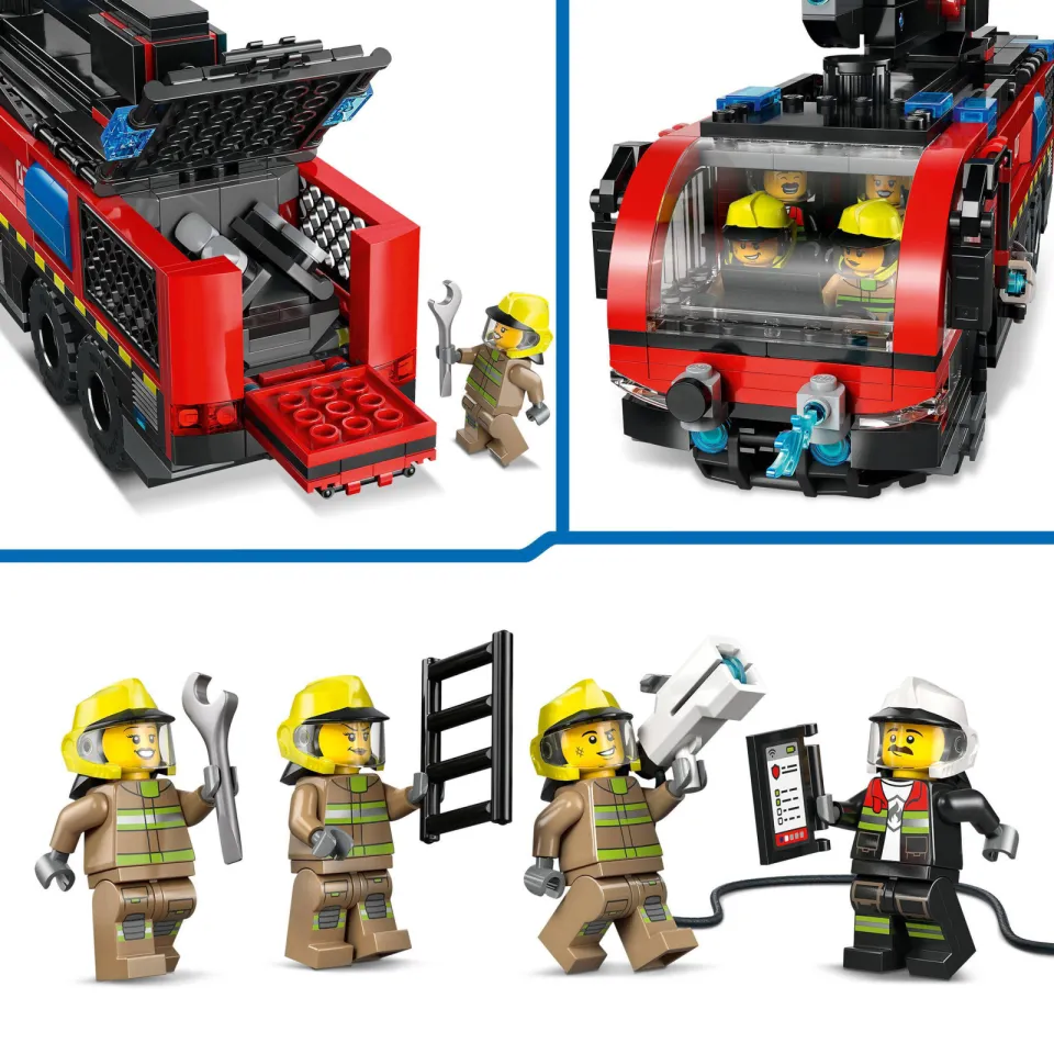 Lego City Luchthaven brandweertruck 60499, foto 7