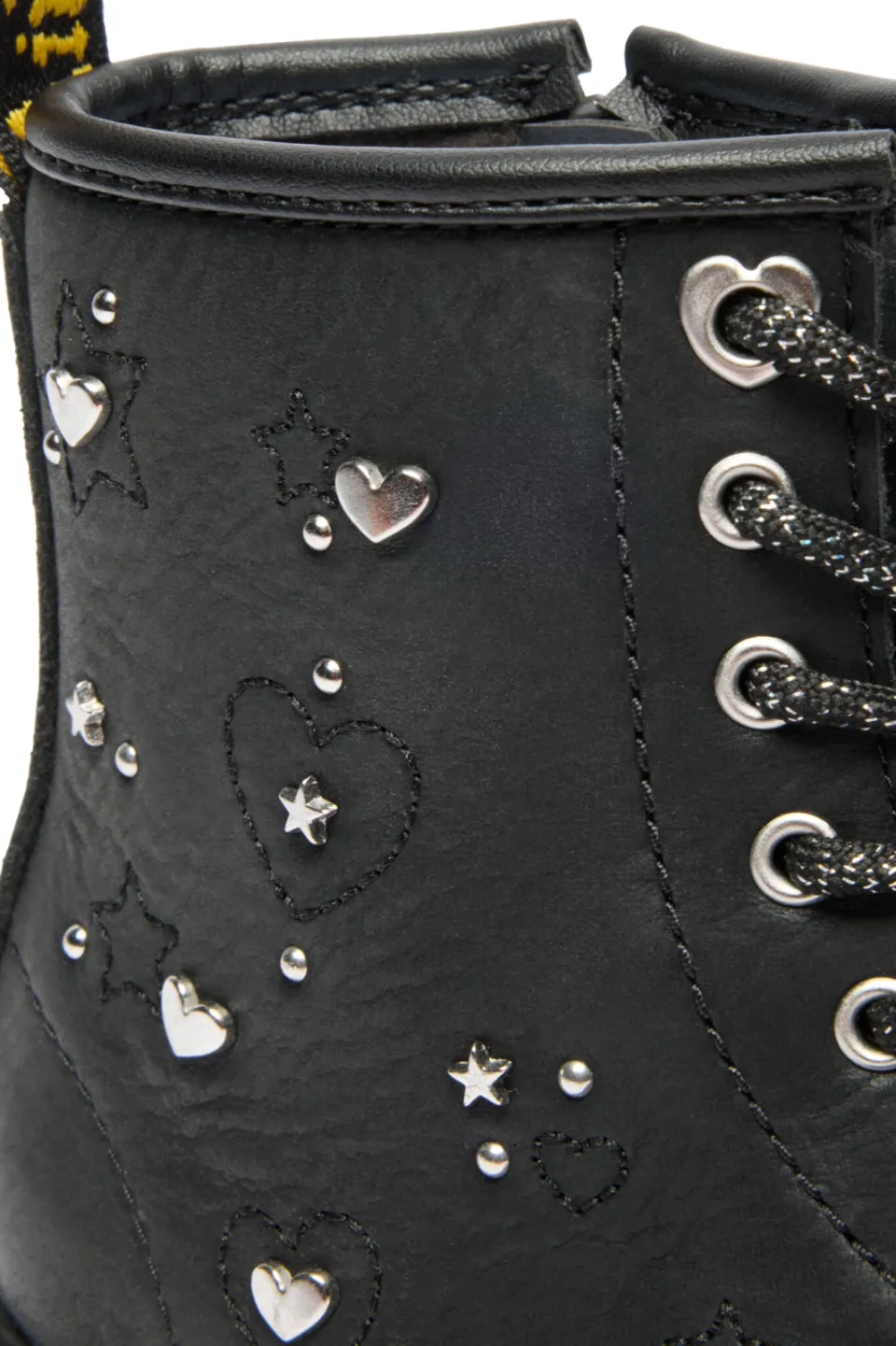 Dr. Martens 1460 Hs leren enkelboots met studs - zwart, foto 5