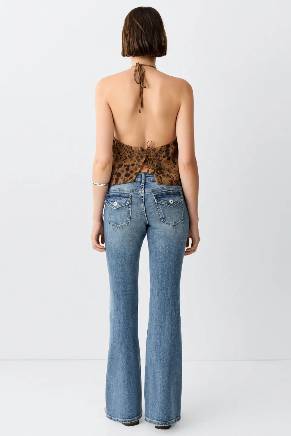 Mango TEEN flared jeans - mediumblauw, foto 3