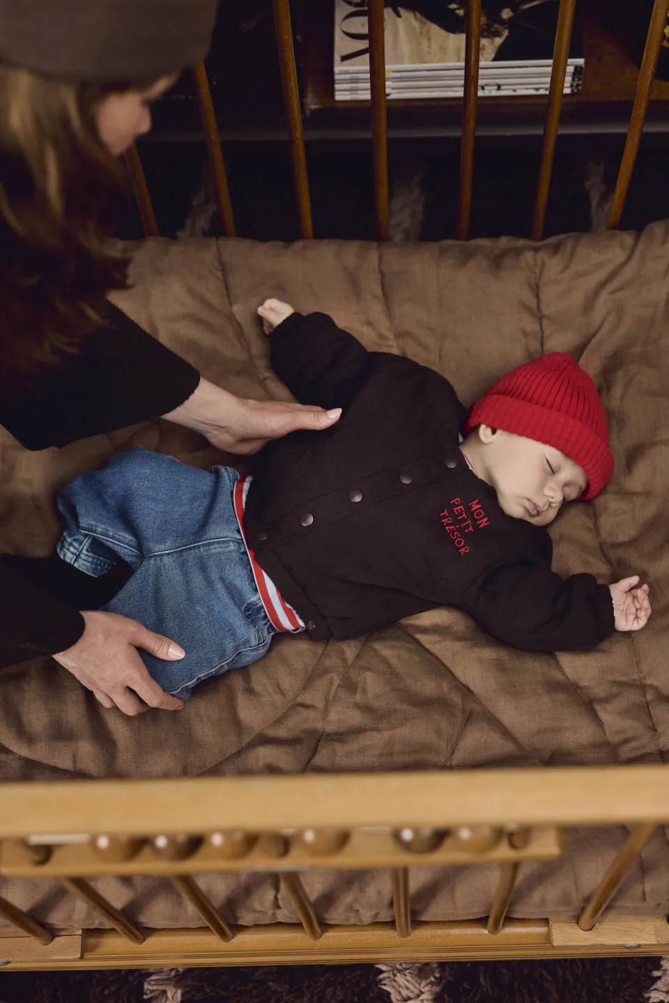 Z8 Logan newborn bomberjack donkerbruin, foto 7