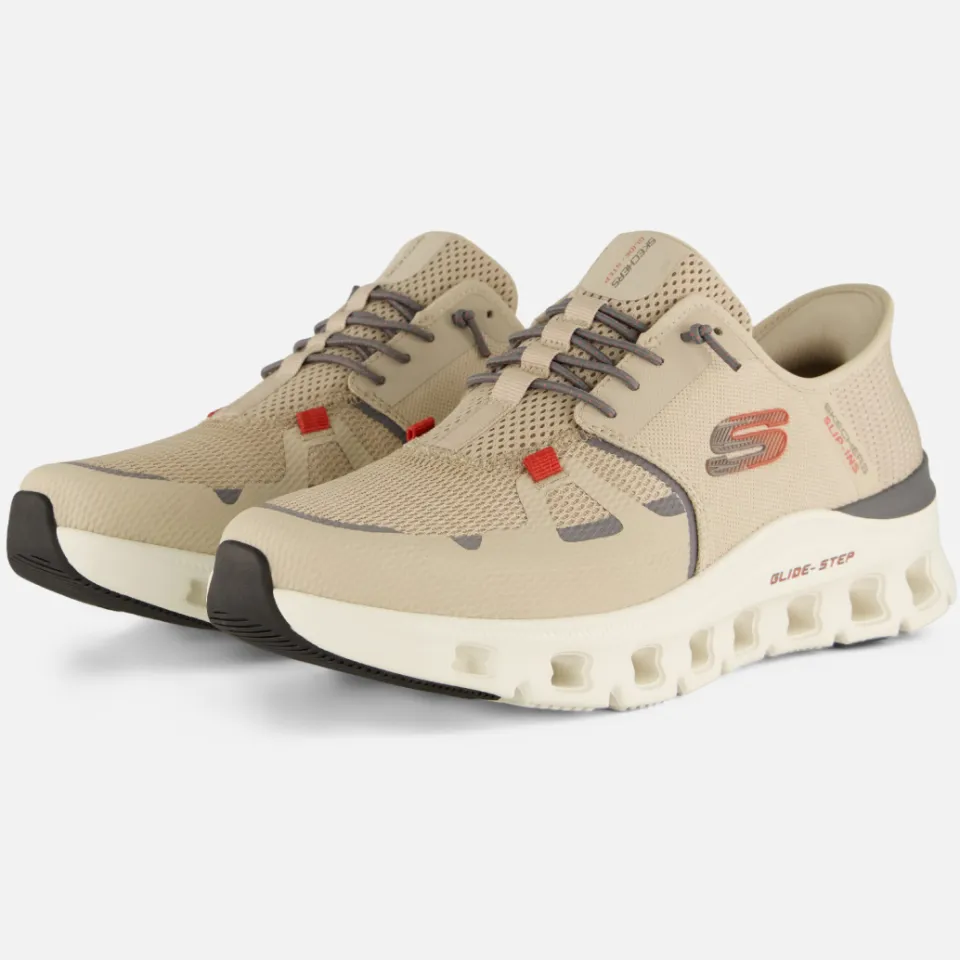 Skechers Glide-Step Pro instapper taupe, foto 4