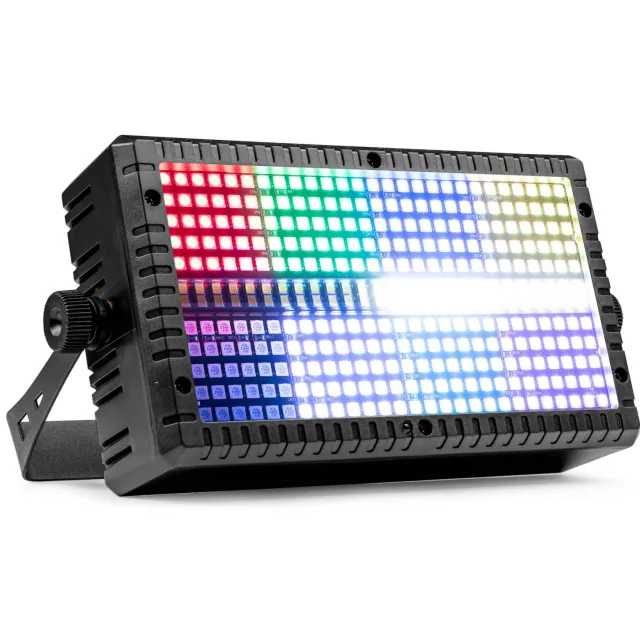 BeamZ BS336 stroboscoop en blinder combi met RGBW LED's - 3-in-1 LED wit