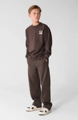 Shoeby joggingbroek bruin, foto 4