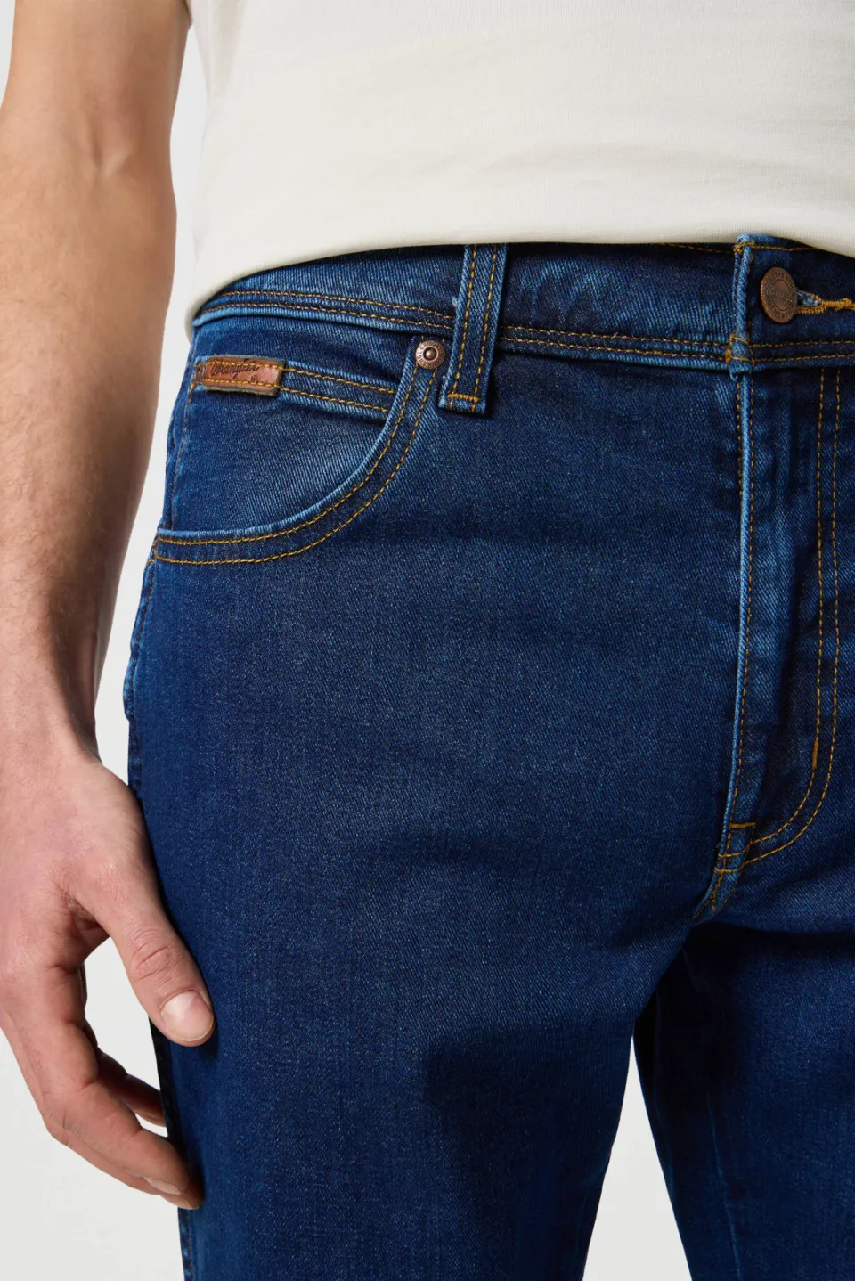 Wrangler regular fit jeans Texas dark stone, foto 6