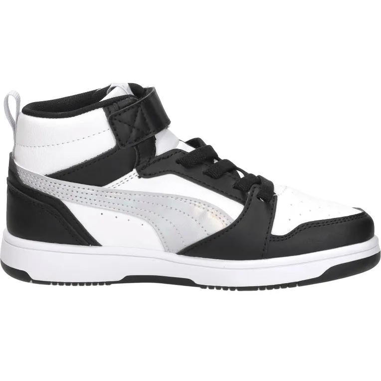 Puma Rebound V6 Mid Space Belle meisjes sneakers zwart lila