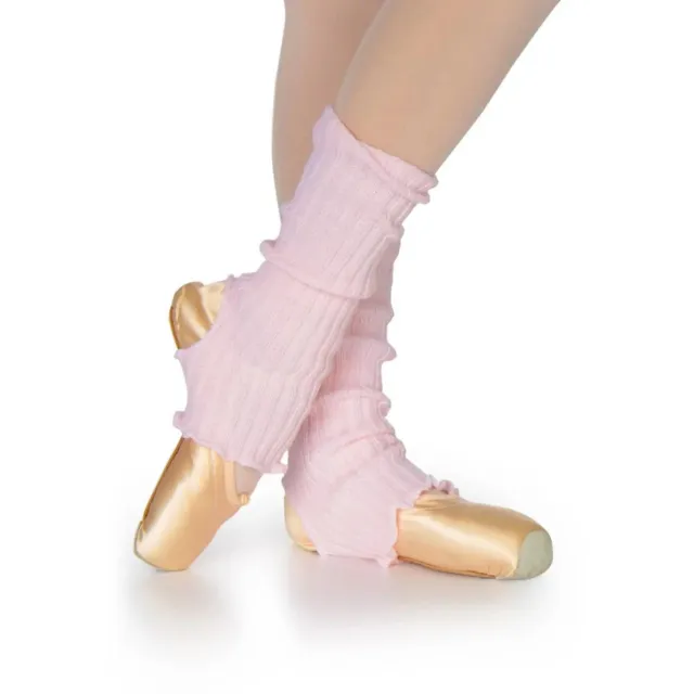 Papillon enkelwarmers roze