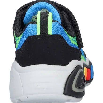 Skechers Play Scene sneakers met lichtjes zwart/groen, foto 3