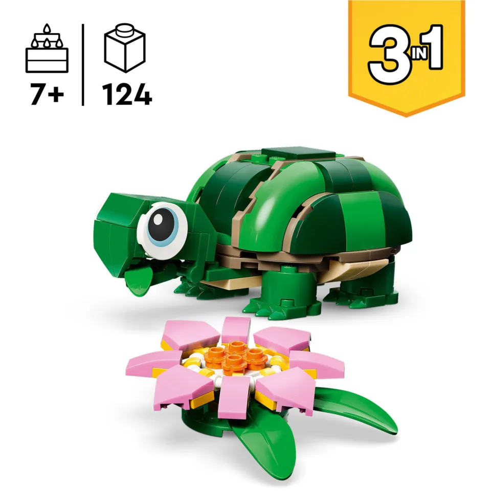 Lego Creator Schildpad met waterlelie 31377, foto 5