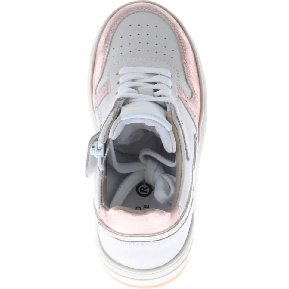 Red Code leren sneakers wit/roze, foto 5