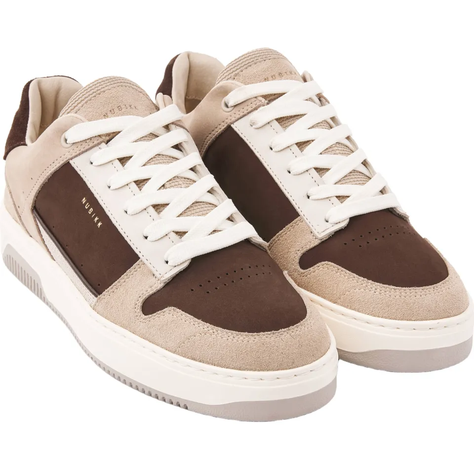 Nubikk Heren Sneakers Basket Courtside - Bruin, foto 3