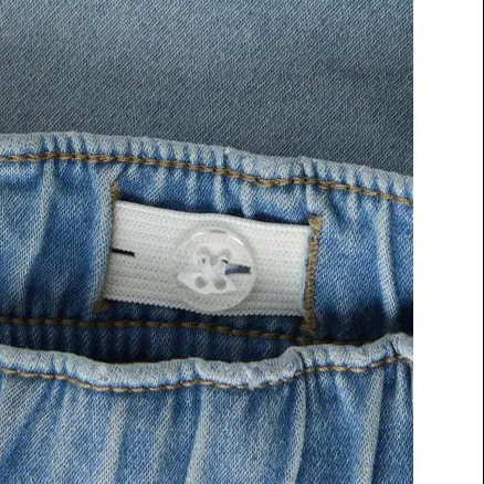 NAME IT regular denim jeansshort lichtblauw, foto 6