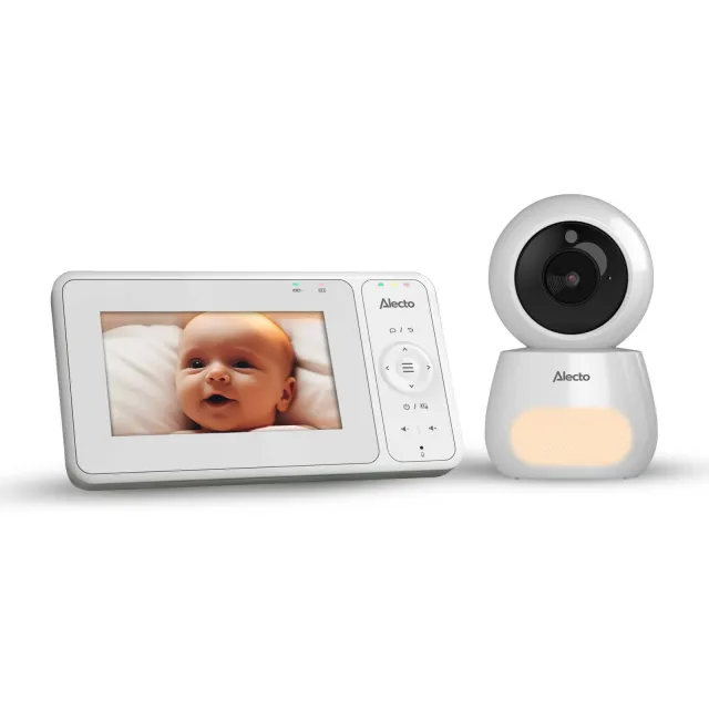 Alecto DVM2043 babyfoon met camera wit, foto 2