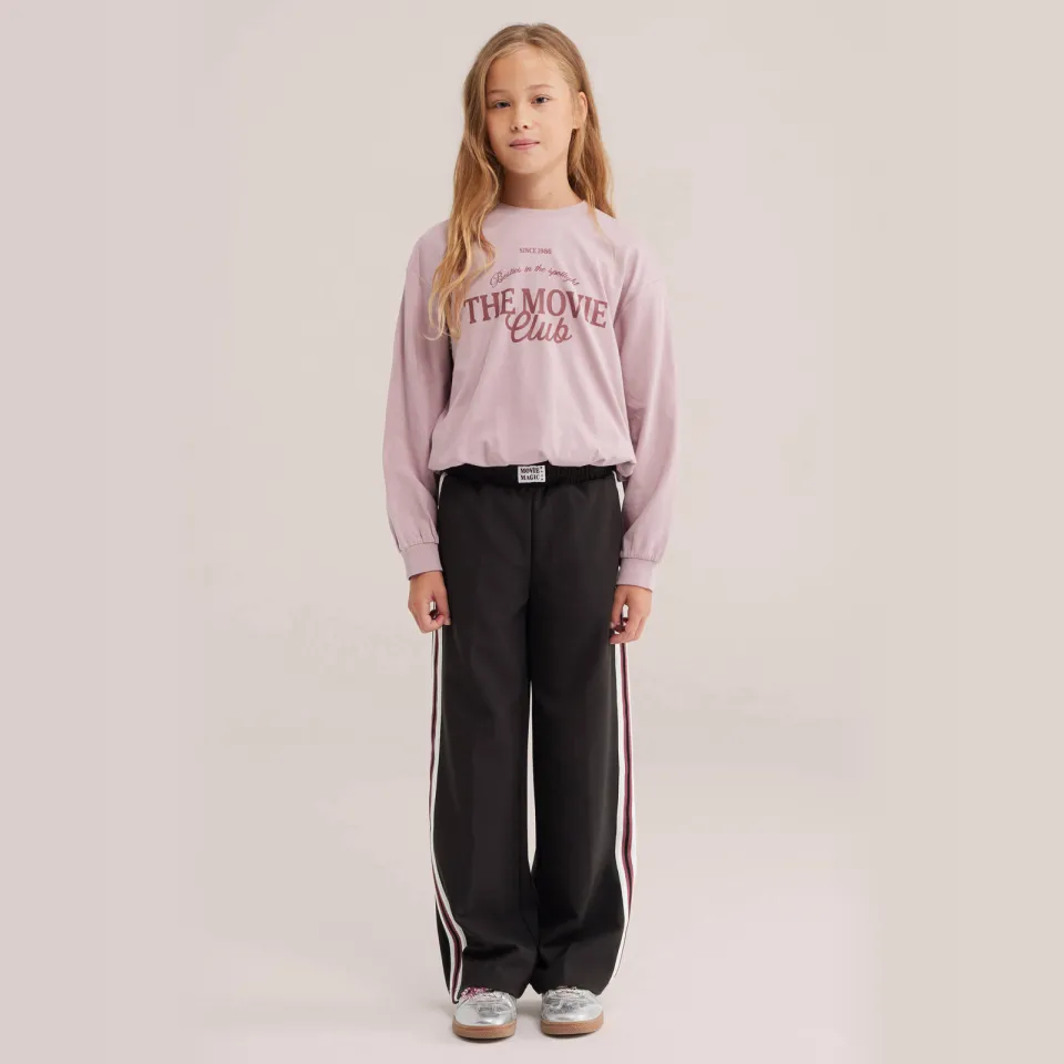 WE Fashion sweater met backprint - mauve, foto 4