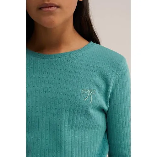 WE Fashion longsleeve groen, foto 5