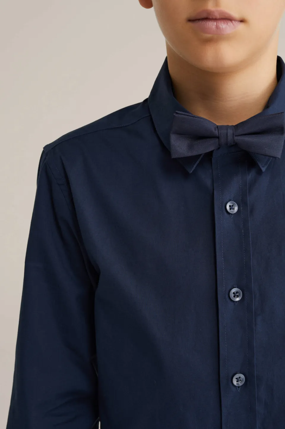 WE Fashion overhemd donkerblauw blue nights, foto 6