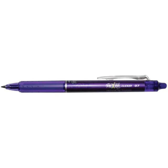 Pilot FriXion Clicker rollerpen paars