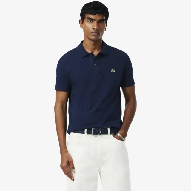 Lacoste slim polo donkerblauw Navy blue