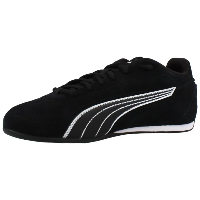 Puma Catch suède sneakers - zwart/wit, foto 3