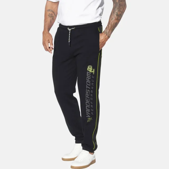 Jan Vanderstorm ROLFSTAD regular joggingbroek Plus zwart, foto 3