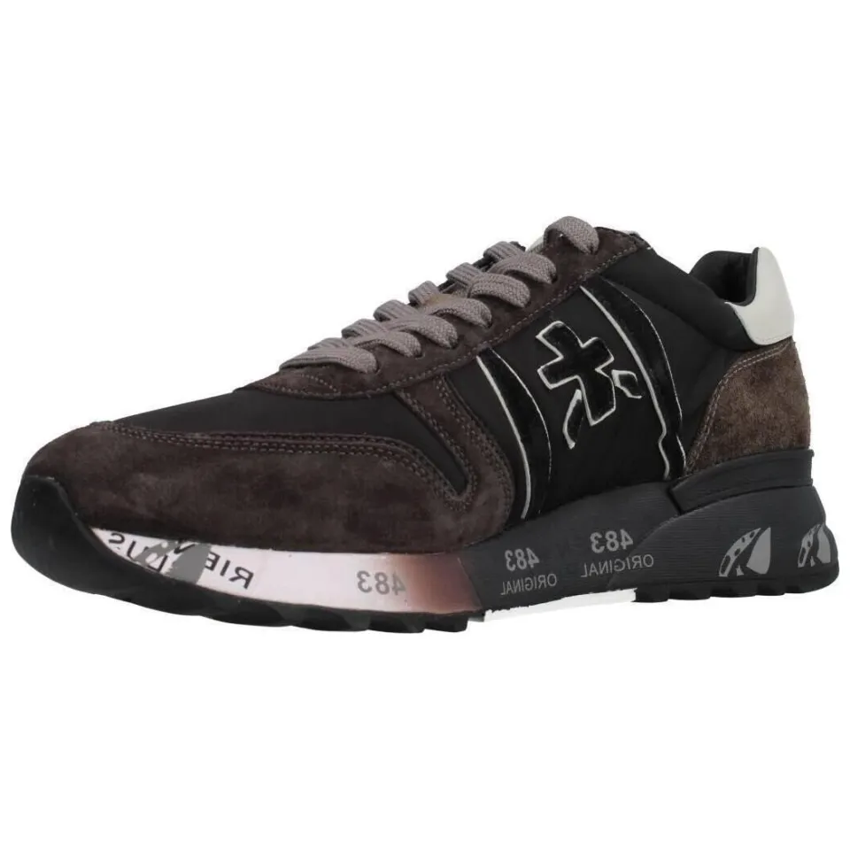 Premiata Heren Sneakers Lander - Grijs, foto 2