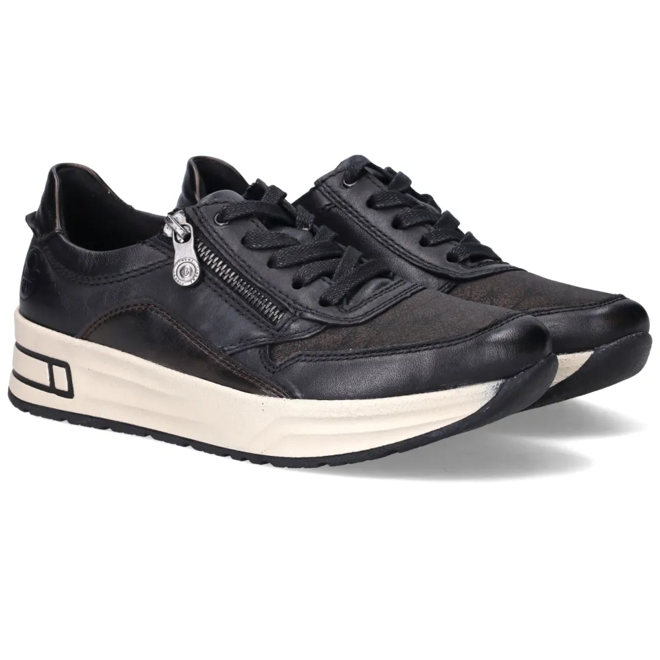 Rieker Sneakers Dames Zwart, foto 3