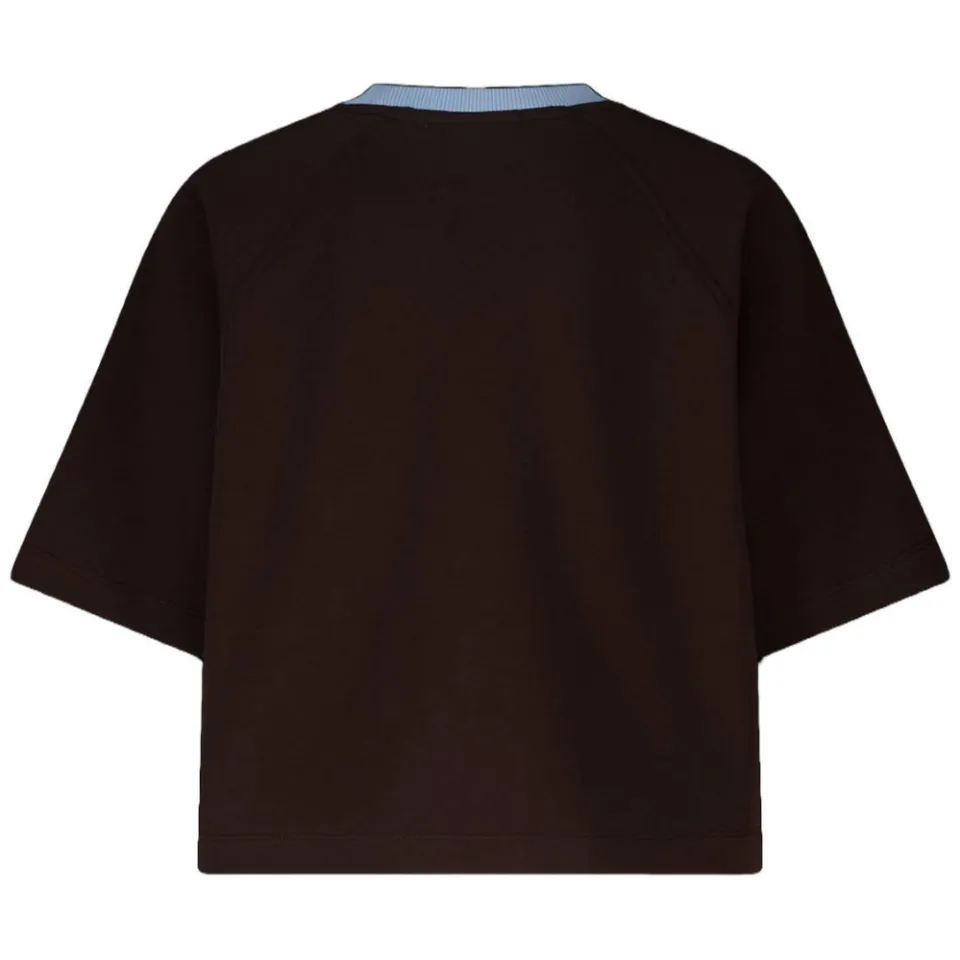 America Today oversized t-shirt bruin, foto 3
