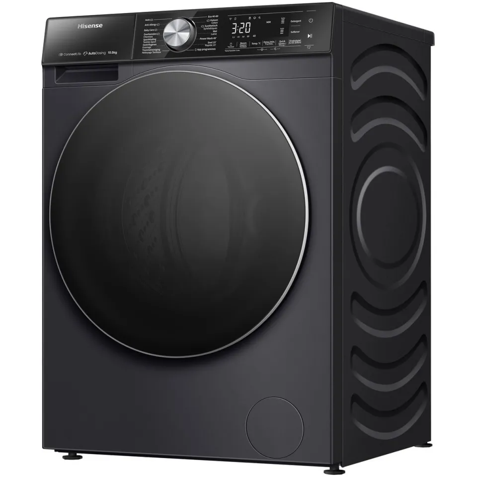 Hisense WF5S1045BB wasdroger zwart, foto 3