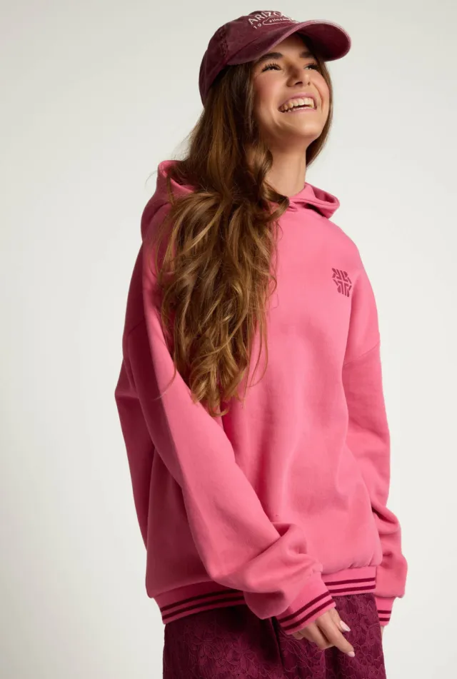 LOOXS 10sixteen oversized hoodie met backprint - roze, foto 2