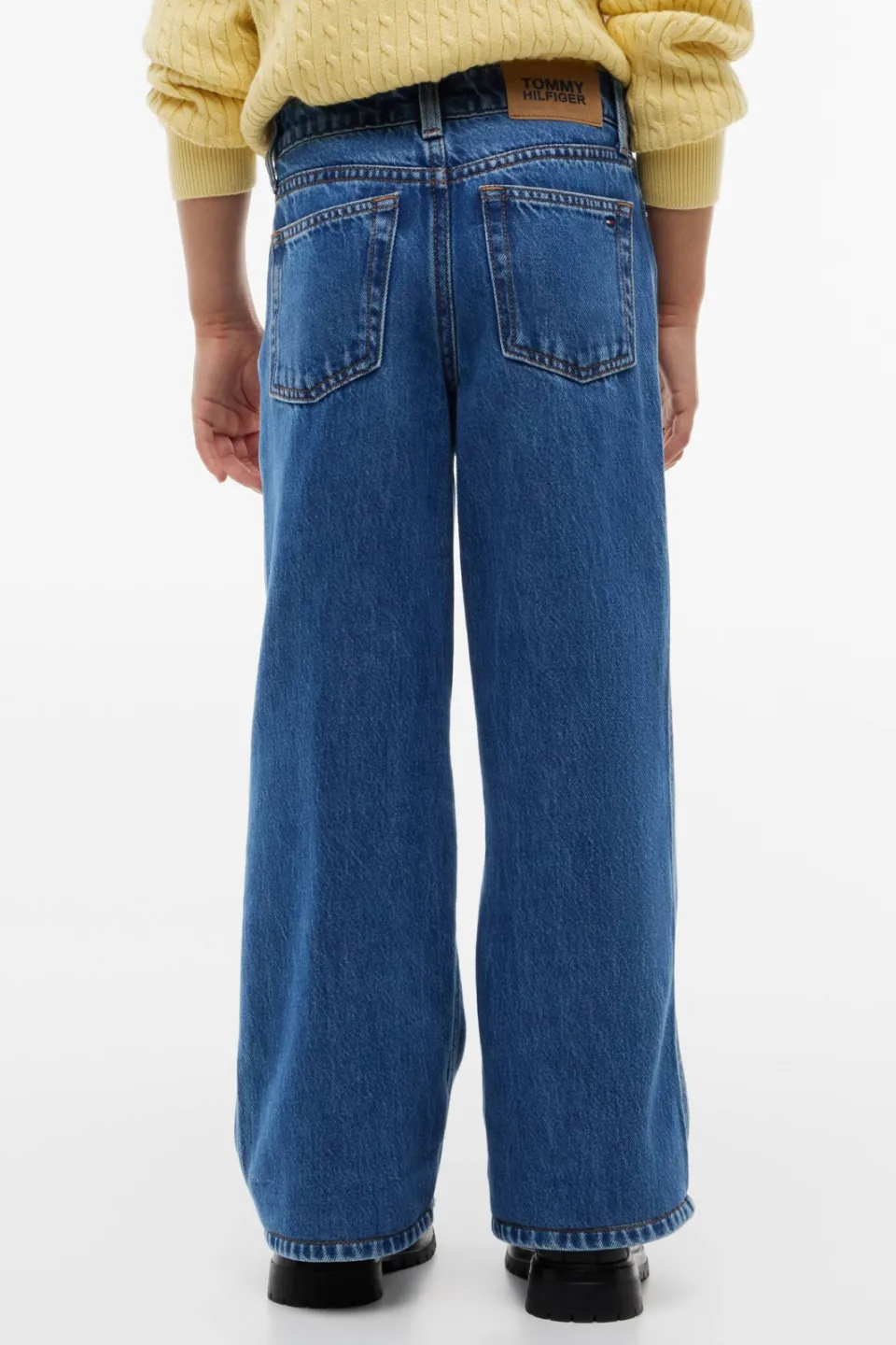 Tommy Hilfiger wide leg jeans - mediumblauw, foto 5