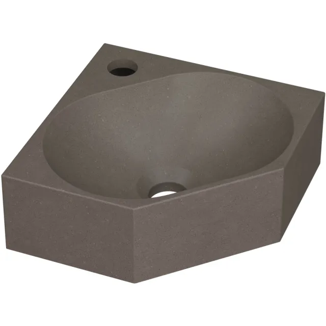 Ink Hoekfontein INK Matrix Quartz 1 Kraangat 27 x 27 x 10 cm Beton 3404344 Grijs
