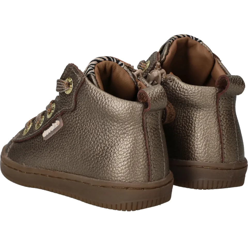 Develab 44350 hoge sneakers goud, foto 4
