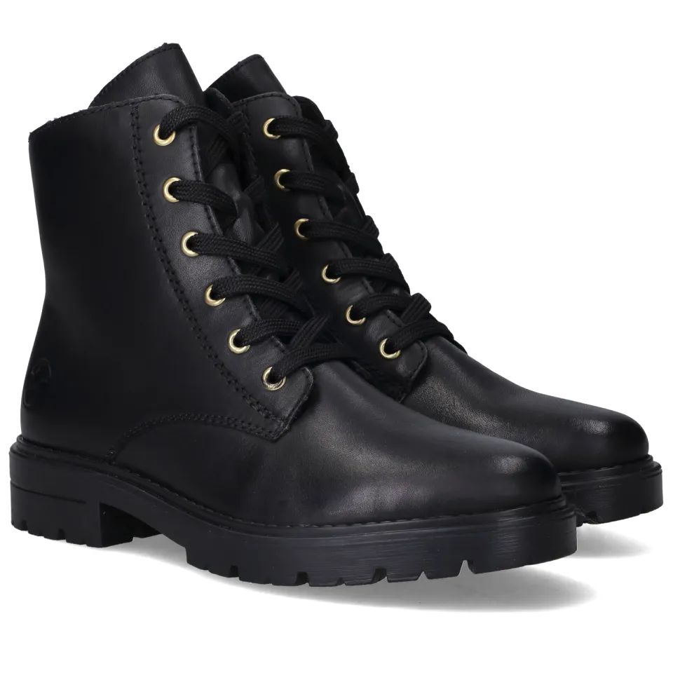 Rieker veterboots dames zwart, foto 2