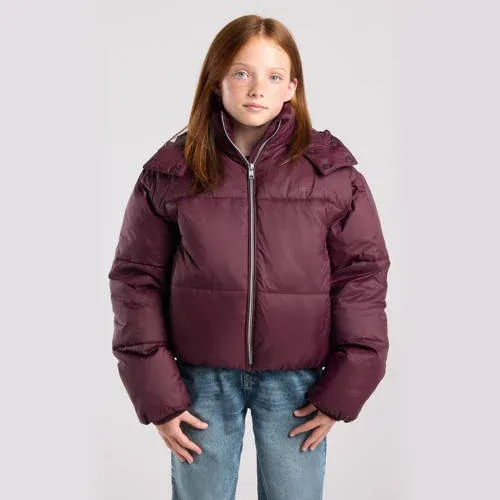 America Today Jill Jr winterjas bordeauxrood, foto 2