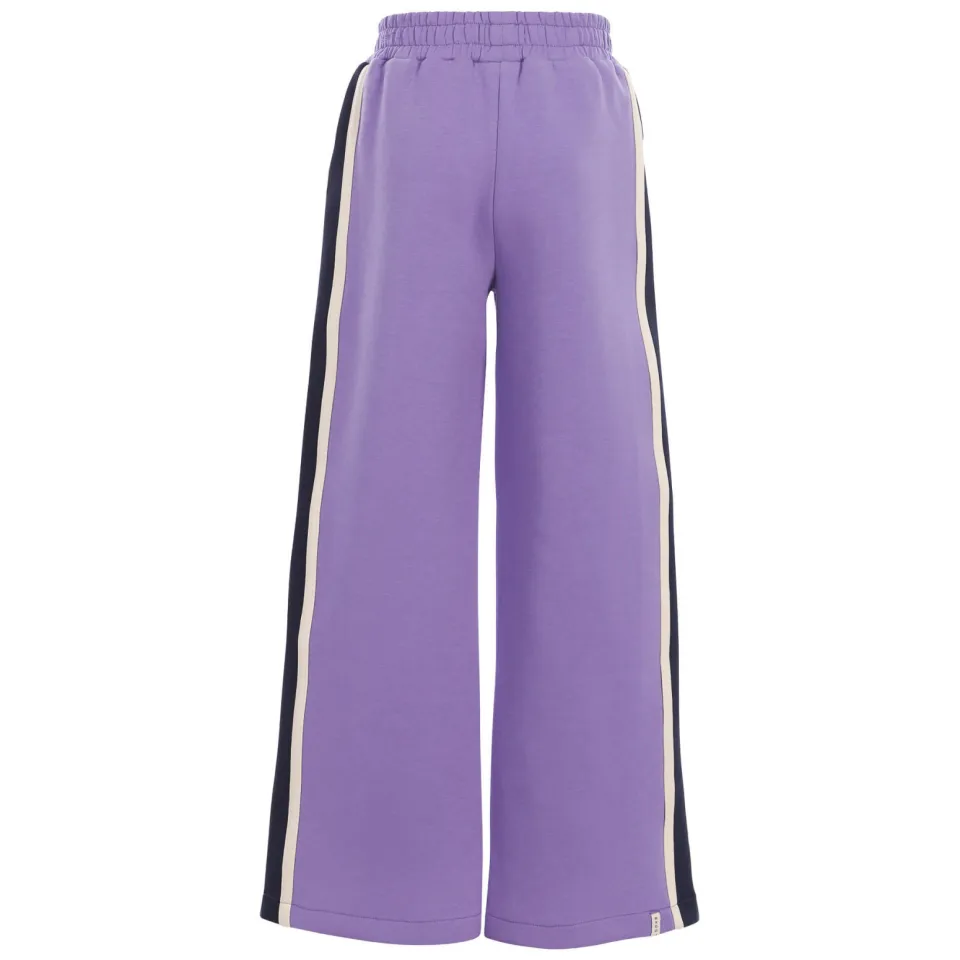 LOOXS little relaxed fit gestreepte broek paars, foto 3