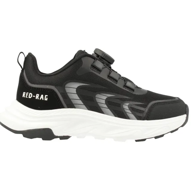Red Rag Speedlace sneaker zwart
