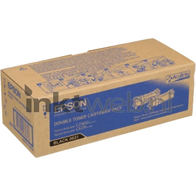 Epson C2900 twinpack zwart (Origineel)