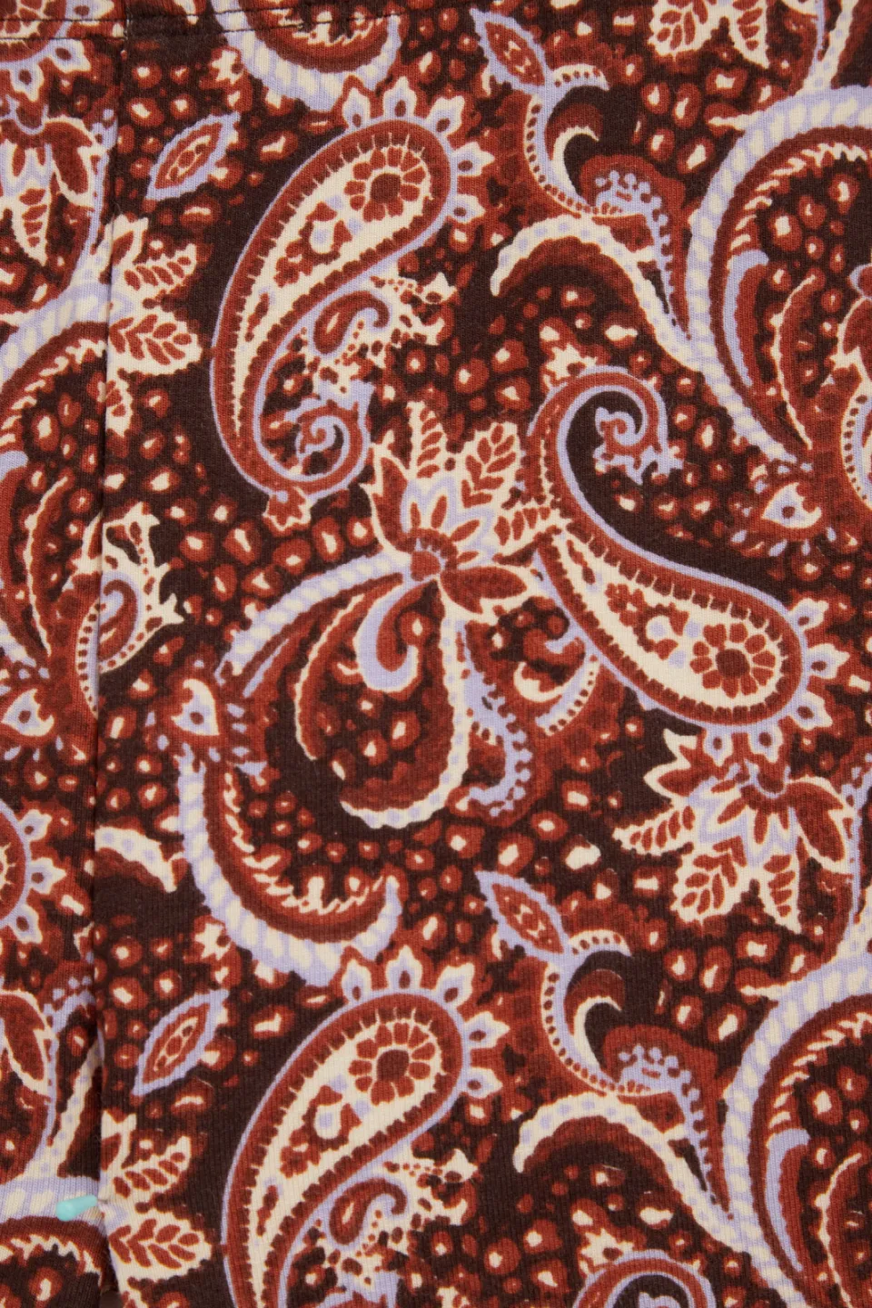 WE Fashion flared legging bruin met print, foto 5