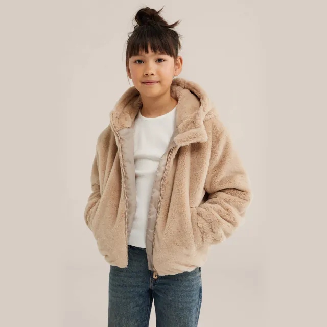 WE Fashion tussenjas beige
