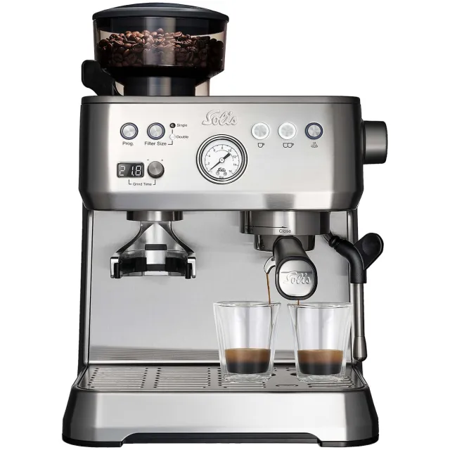 Solis 1019 Grind & Infuse Perfetta espressomachine RVS