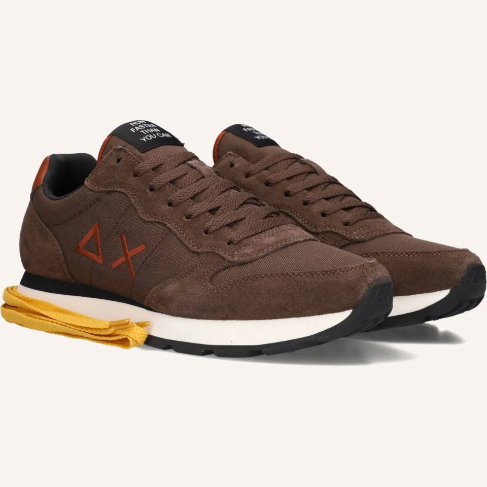 Sun68 Tom Solid sneakers bruin, foto 4