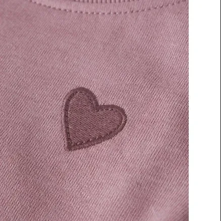 NAME IT MINI rechtvallende sweater met borduursels - oudroze, foto 3