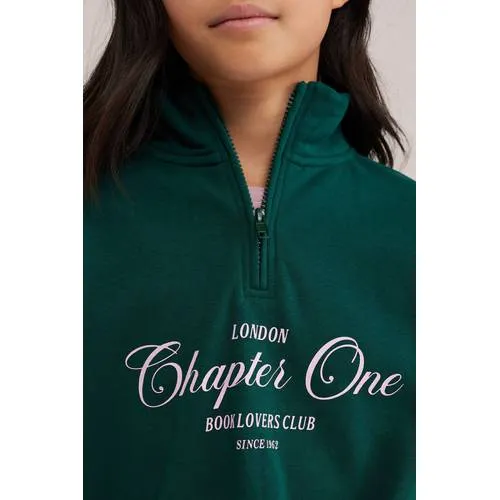 WE Fashion sweater met tekst - groen, foto 4