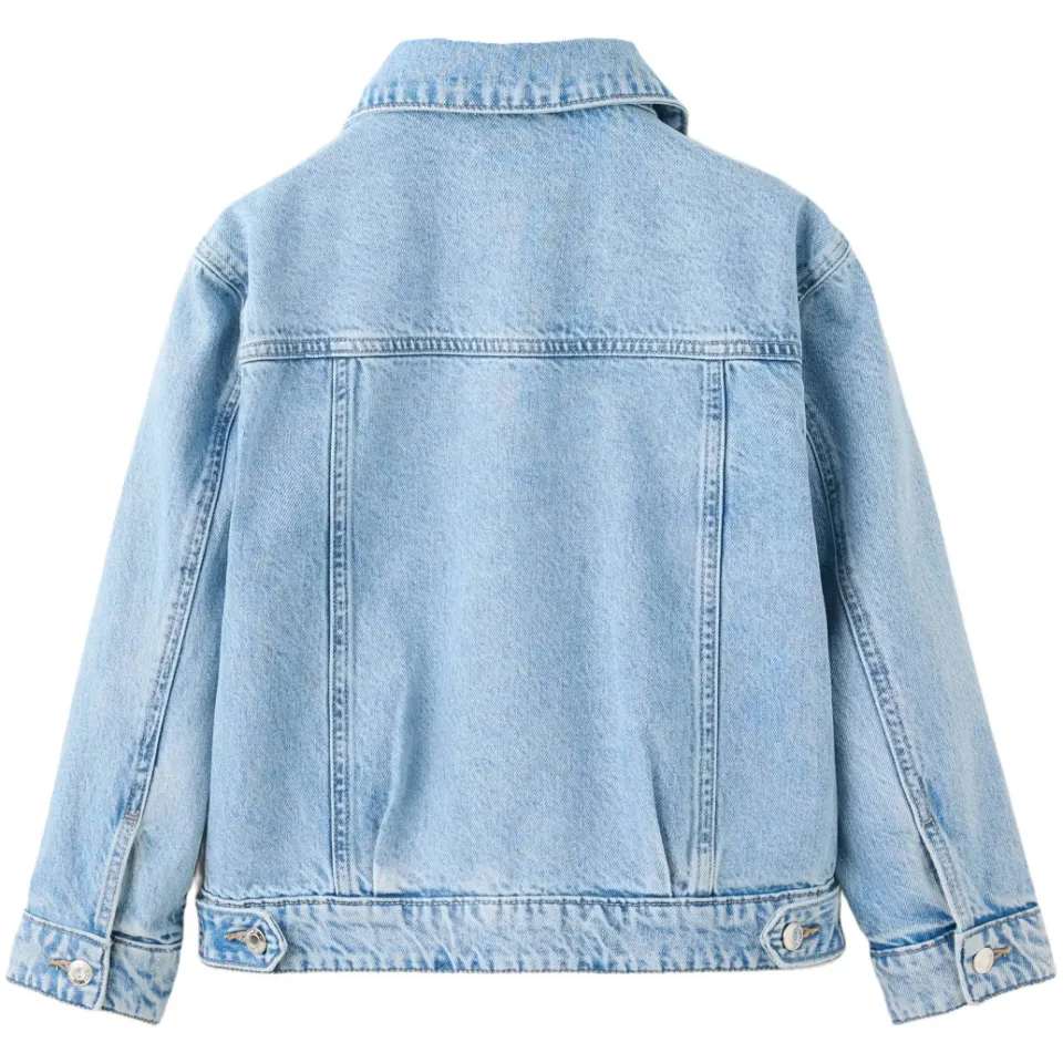 Mango spijkerjas medium blue denim, foto 3