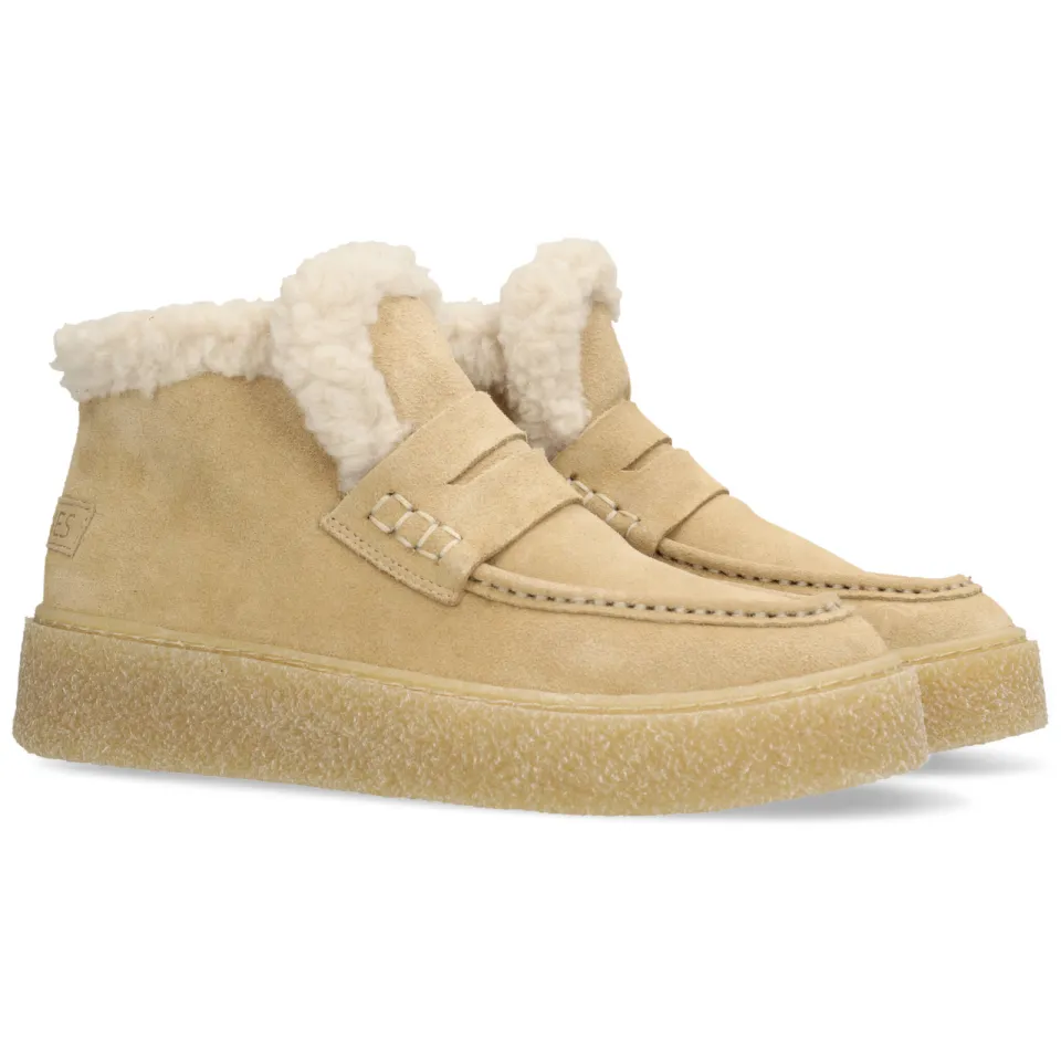 Shabbies Amsterdam SENNA ANNA Ankle boot suede Sand, foto 4